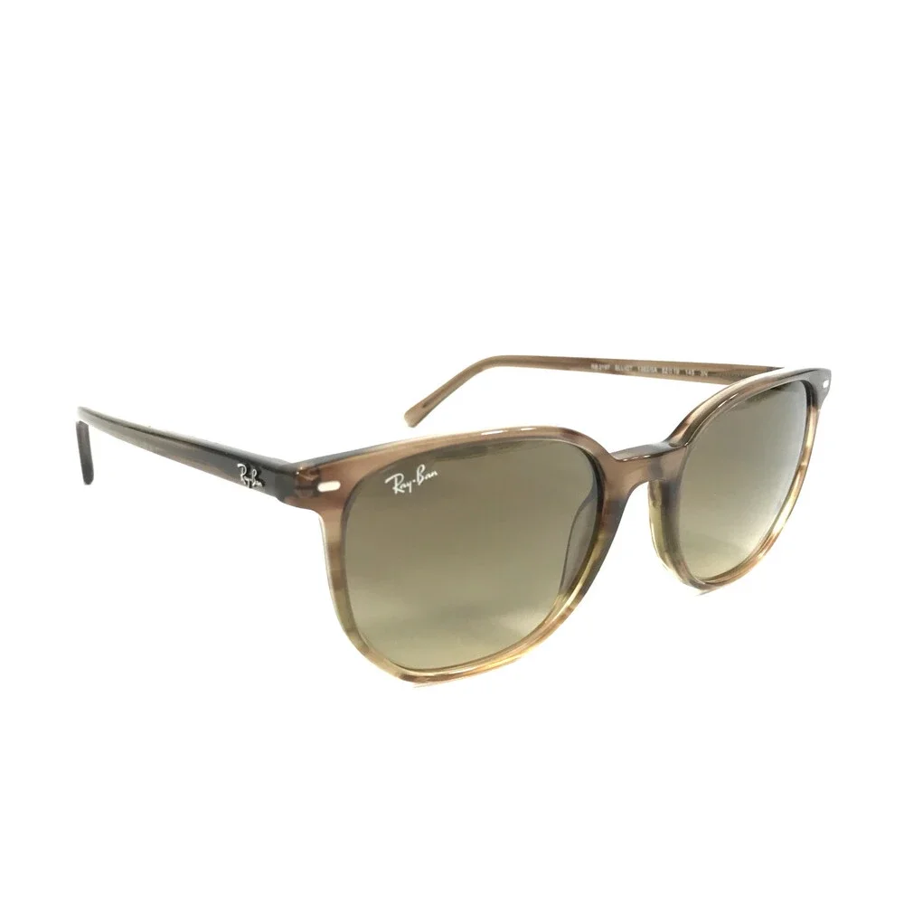 Ray-Ban Sunglasses RB2197 ELLIOT 1392/0A Gradient Brown Striped Frames 52 mm